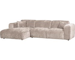 WOOOD Cloud Chaise Longue Bank Links - Chenille - Naturel - 80x280x165