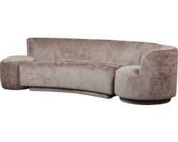 WOOOD Combi-Popular Modulaire Bank - Chenille - Taupe - 72x345x97