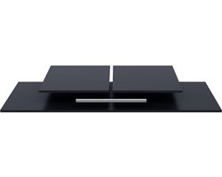 WOOOD Connect kast legplanken 2-Deurs Met Lade - Melamine - Zwart