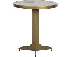 WOOOD Cute Bijzettafel - Marmer - 51xø45