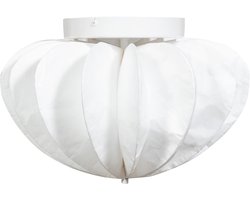 WOOOD Dalia Plafondlamp - Papier - Wit - 28xØ40 cm