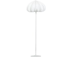 WOOOD Dalia Vloerlamp - Papier - Wit - 150xØ50 cm