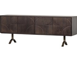 WOOOD Draw Dressoir - Mangohout - Walnoot - 70x180x40