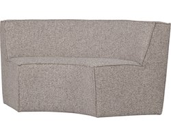 WOOOD Europa 2-Zits Eetbank - Geweven Stof - Zand - 85x131x131