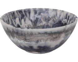 WOOOD Evo Decoratieschaal Epoxy - Zwart - Melange - 13x30x30 cm