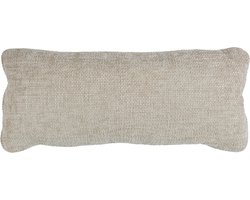 WOOOD Exclusive Bean Kussen - Grove Melange Stof - Naturel - 30x70x20