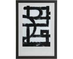 WOOOD Exclusive Blake Fotolijst - Hout - Zwart - 70x50x4