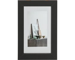 WOOOD Exclusive Blake Fotolijst Met Houten Rand - Zwart - 30x20x4