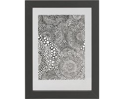 WOOOD Exclusive Blake Fotolijst Met Houten Rand - Zwart - 40x30x4