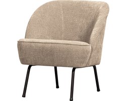 WOOOD fauteuil Vogue 3D - Chenille - Zand - 83x50x57 cm