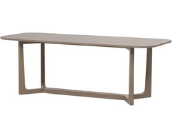 WOOOD Ferion Eettafel - Mango Hout - Mud - 76x240x90