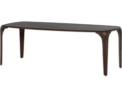 WOOOD Fiore Eettafel - Mango Hout - Walnoot - 76x230x95