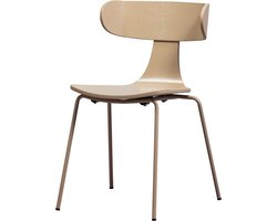 WOOOD Form Stoel - Essenhout Fineer - Zand - 78x50x52 cm