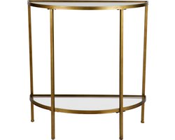 WOOOD Goddess Sidetable - Metaal - Antique Brass - 75x37x75