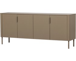 WOOOD Gunnar Dressoir 200 cm - Grenen - Mud - 85x201x44