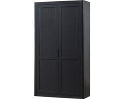 WOOOD Gunnar Opbergkast - Grenen - Matzwart/Mud - 217x120x48