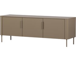 WOOOD Gunnar Tv Meubel - Grenenhout - Mud/Bruin - 56x154x44