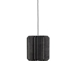 WOOOD Hanglamp Bones - Papier - Naturel/Zwart - 40x44x44
