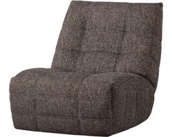 WOOOD Hein Relaxfauteuil Elektrisch - Geweven stof - Antraciet/Bruin