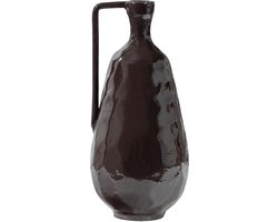 WOOOD Indre Vaas - Aluminium - Bruin - 36x18x16