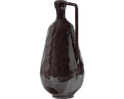 WOOOD Indre Vaas Decoratie - Aluminium - Bruin - 36x18x16