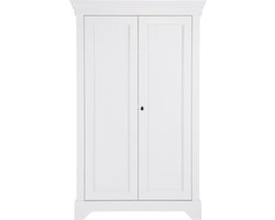 WOOOD Isabel Brocante Kast - Grenen - Wit - 191x118x47