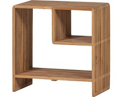 WOOOD Jasmijn Sidetable Recycled Teak - Naturel - 55x55x30