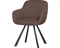 WOOOD Juno Eetkamerstoel - Mesh - Espresso - 79x58x58