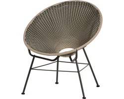 WOOOD Kazoun Loungestoel - Kunststof - Groen - 81x73x71