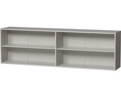 WOOOD Klink Opzetkast - Grenen - Mist - 60x200x35