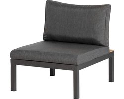 WOOOD La Vida Tussenelement Tuin Loungeset - Teak - Antraciet - 63x80x70