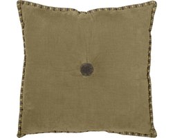 WOOOD Levy Kussen - Katoen - Sepia - 45x45