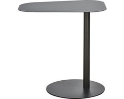 WOOOD Lia Bijzettafel - Metaal - Zwart - 50x50x38
