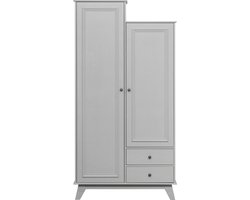 WOOOD Lily Garderobekast - Grenen - Clay - 190x98x41