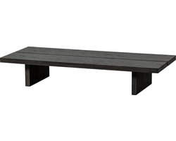WOOOD Lion Salontafel - MDF - Donkerbruin - 25x140x60