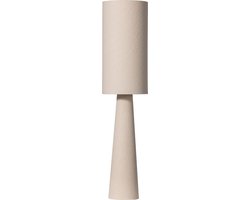 WOOOD Loft Vloerlamp - Metaal/Bouclé - Naturel - 130xØ30 cm