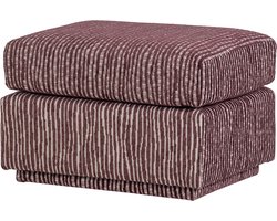 WOOOD Lou Hocker Dessin - Geweven Stof - Bordeauxrood - 40x60x50