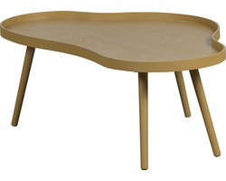 WOOOD Mae Bijzettafel - Grenenhout/MDF - Alpaca/Bruin - 35x100x58 cm