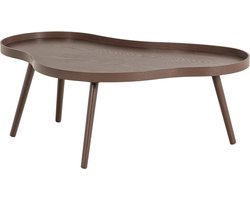 WOOOD Mae Bijzettafel Organisch Langwerpig - Hout - Bruin - 35x100x58