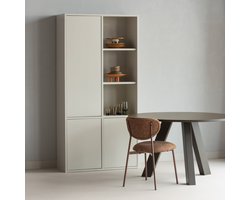 WOOOD Merel opbergkast - Grenen - Dust - 100x200x44 cm