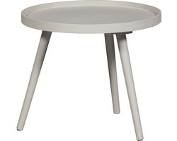 WOOOD Mesa Bijzettafel M - Hout - Zand - 45 cm x Ø45