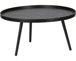 WOOOD Mesa Bijzettafel XL - Hout - Zwart - 39x78x78