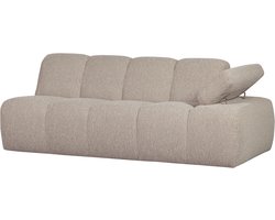 WOOOD Mojo 2-Zits Bank Met Arm Rechts - Bouclé - Beige - 74x200x97