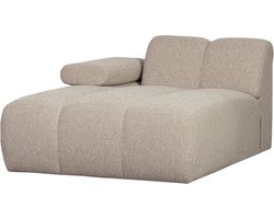 WOOOD Mojo Chaise Longue Elementenbank Links - Bouclé - Beige