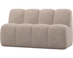 WOOOD Mojo Eetbankje 164 cm Met Rugleuning - Wollig - Donkerzand