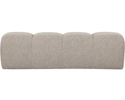 WOOOD Mojo Eetbankje 164 cm Mojo - Bouclé - Beige Melange - 49x164x45