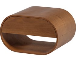 WOOOD Momo Nachtkastje Hangend - Hout - Bruin - 24x36x28