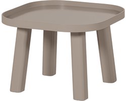 WOOOD Mosa Bijzettafel - Hout - Zand - 42x60x60