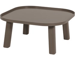 WOOOD Mosa Salontafel - Hout - Mokkabruin - 37x80x80