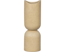 WOOOD Mosi Vaas/Plantenpot Decoratie - Fiber Clay - Beige - 75x25 cm